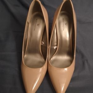Worthington Nude Pointed Toe Heels